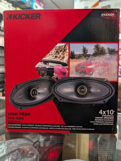 Kicker 4x10" Pair Of Speakers 