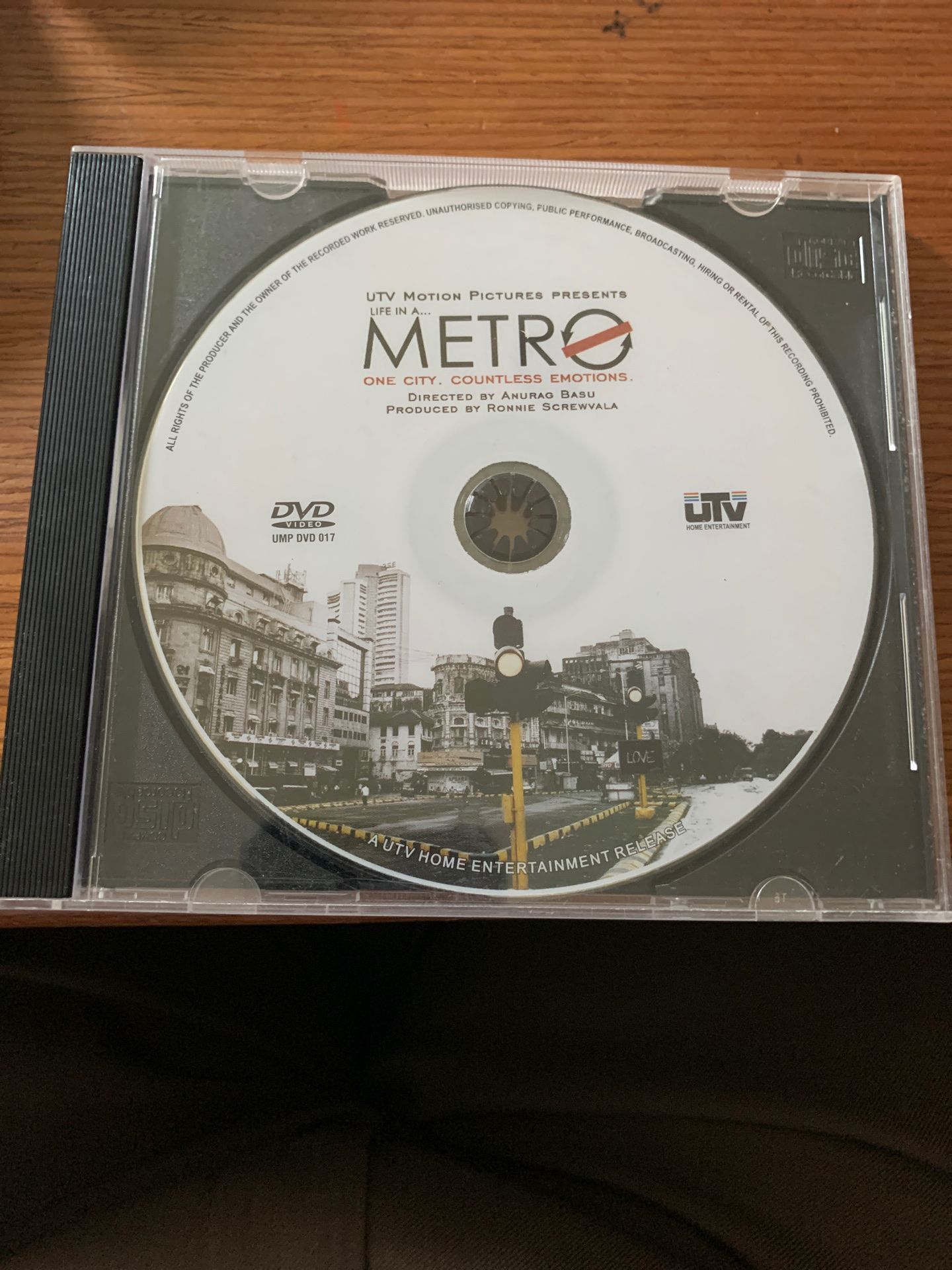 Free DVD of Hindi/ Bollywood Movie “Metro” - One City Countless Emotions