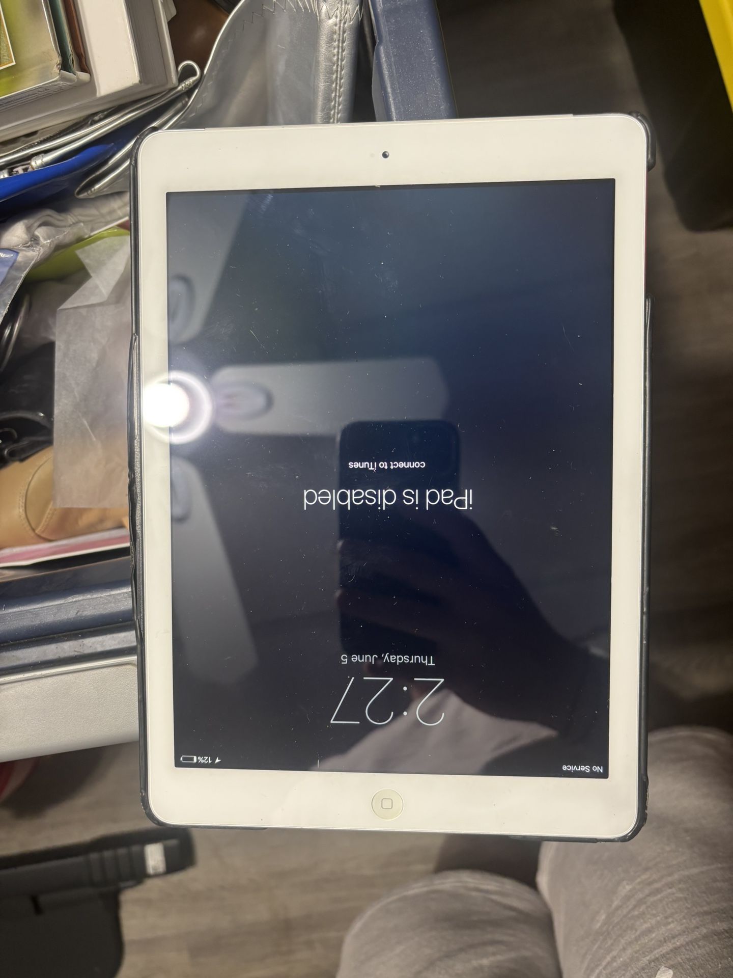 Locked iPad