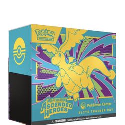 Pokemon Center Ascended heros Elite Trainer Box 