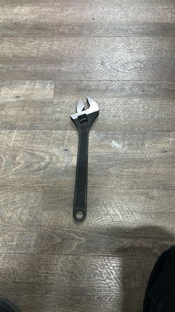 Adjustable Wrench Black Finish