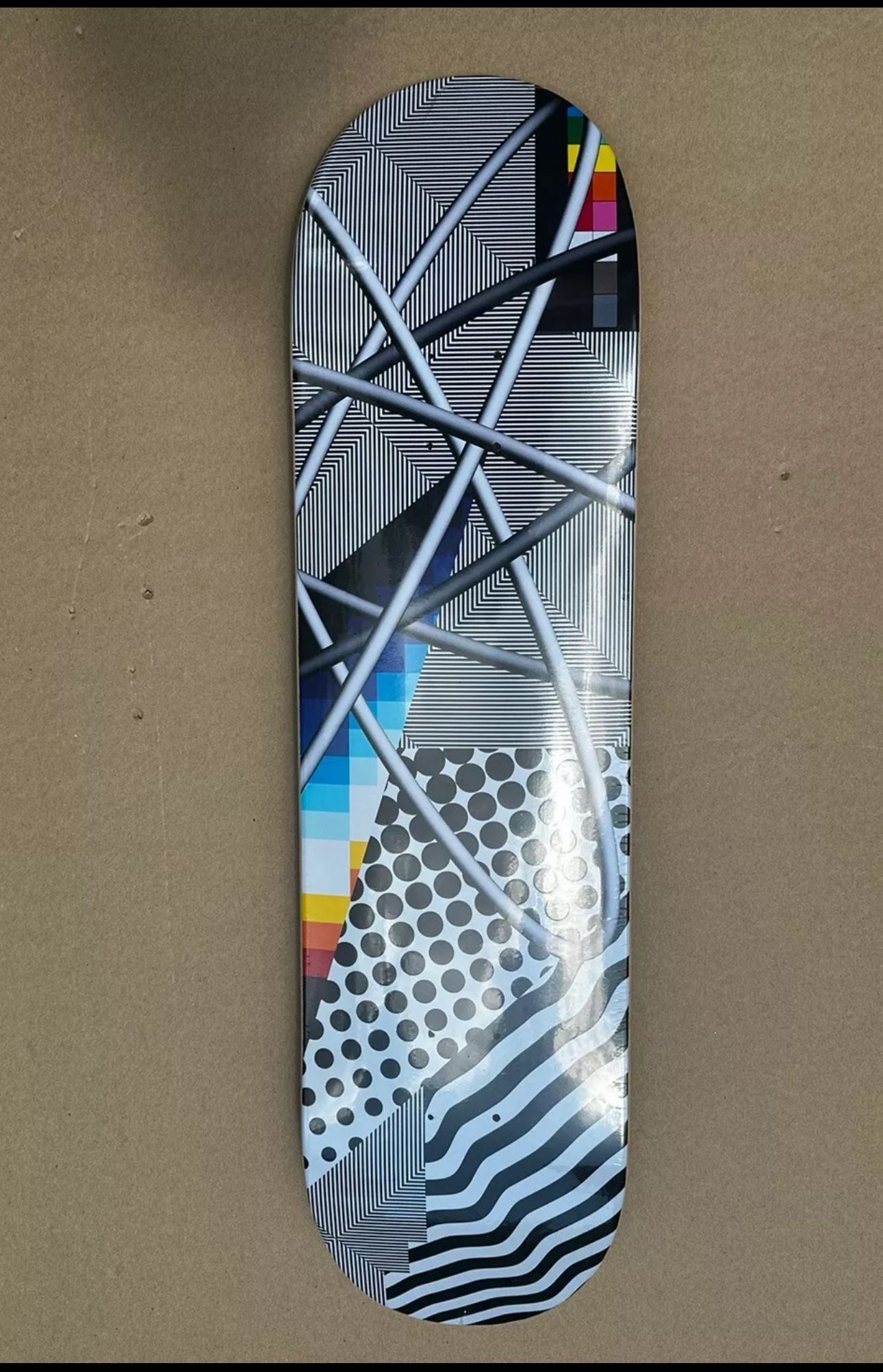 Felipe Pantone Optichromie 122 Skateboard Deck (2020) Print Beyond the Streets