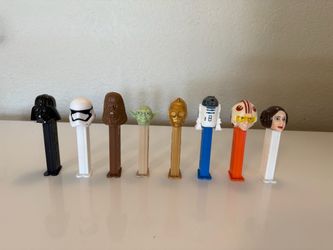 Star Wars PEZ Dispensers Set - Darth Vader, Yoda, R2-D2, Chewbacca