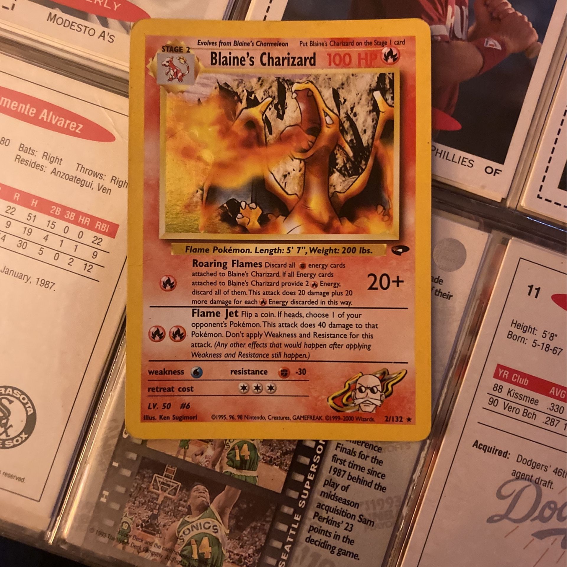 Blaine’s Charizard In Excellent Condition