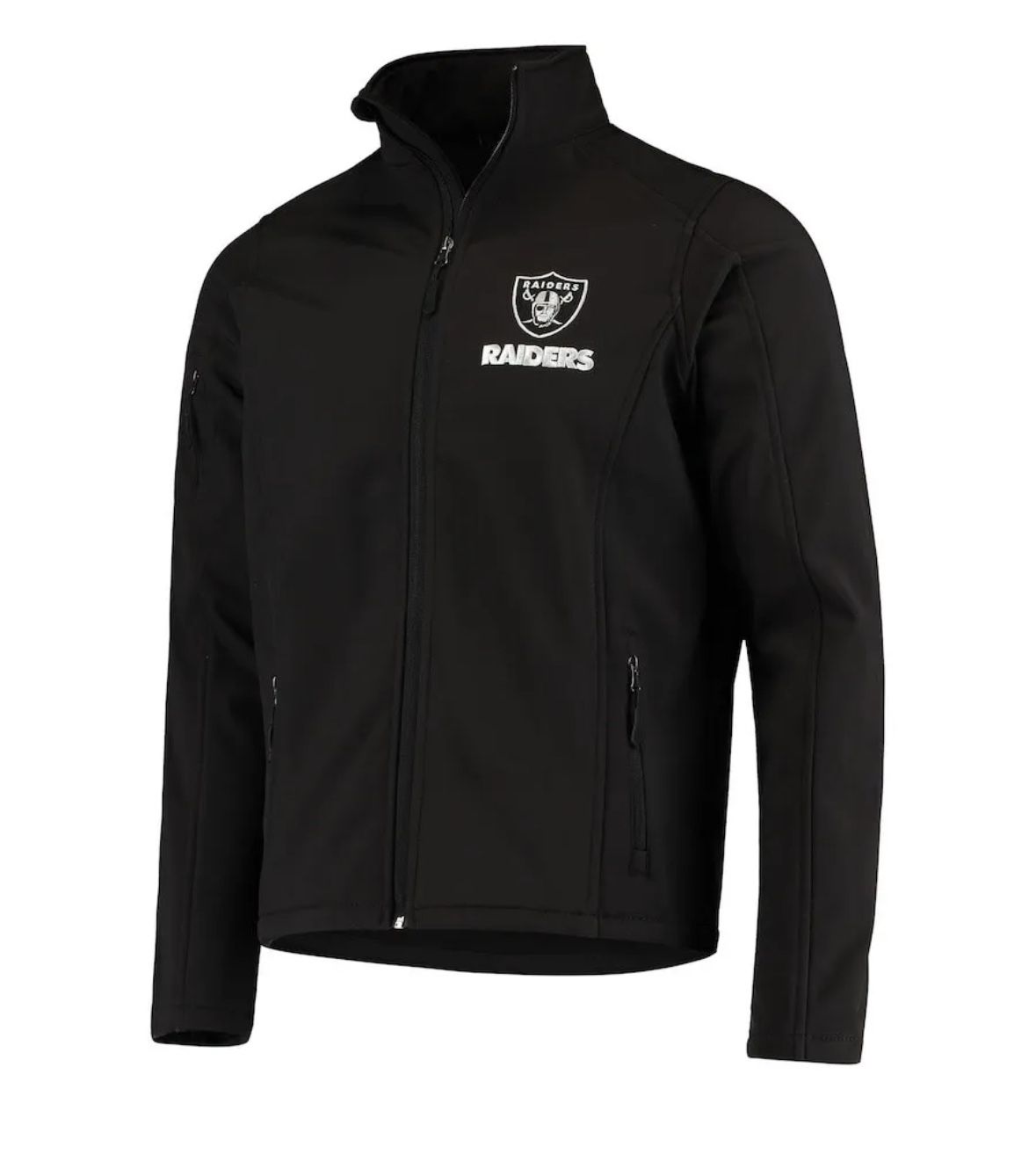 Las Vegas Raiders Dunbrooke Sonoma Softshell Full-Zip Jacket -Black Size 5XL NWT