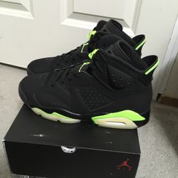 JORDAN 6 ELECTRIC GREEN SIZE 12