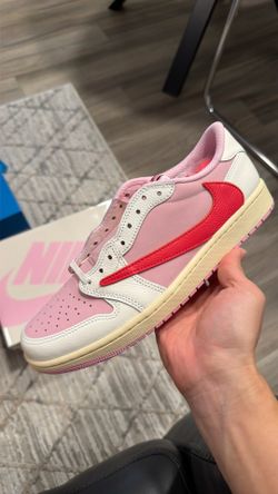 Nike Jordan 1 low Travis Scott Tropical Pink Size 9.5 DS