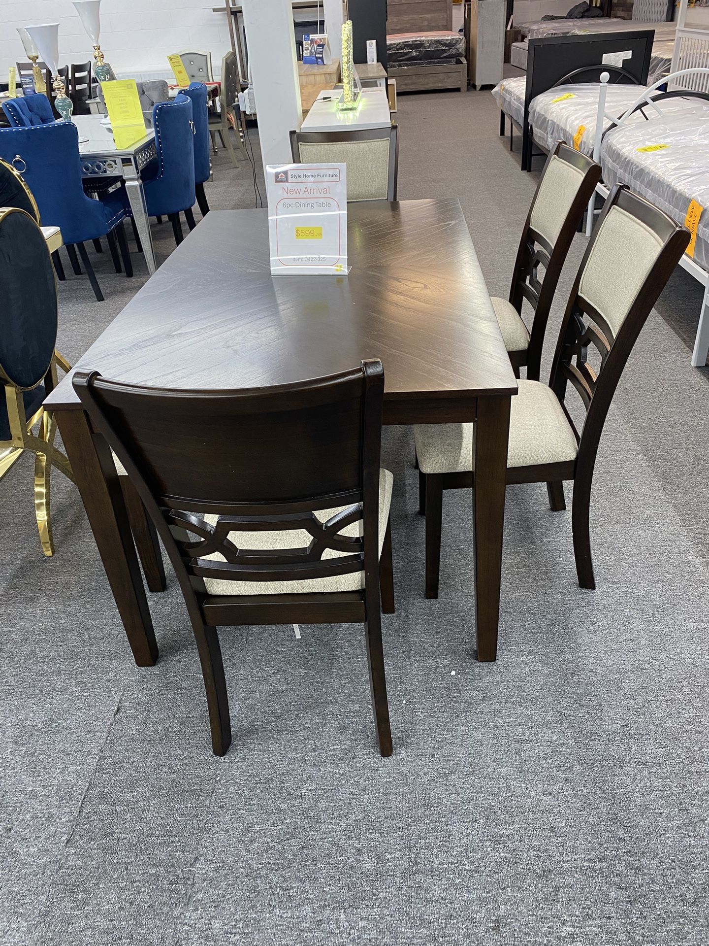 6 Pc Dinning Table Set $599.99