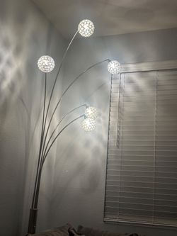 ARTIVA Manhattan 84" 5-Arc Crystal Ball Floor Lamp