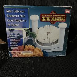 Great American Steakhouse Onion Machine Blooming Onion Telebrands NEW