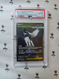Pokemon Mega Absol ex 180/132 Me01: Mega Evolution Holo SIR PSA 10