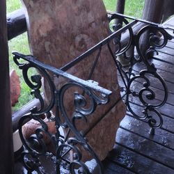 Marble Top Singer Sewing Machine Table 