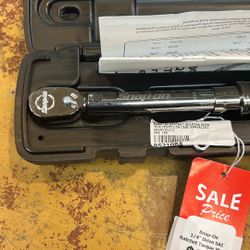 Snap-On 1/4” Drive SAE Ratchet Torque Wrench 