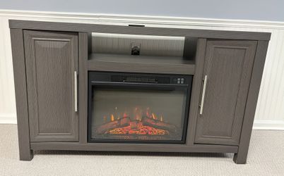 Fireplace TV stand