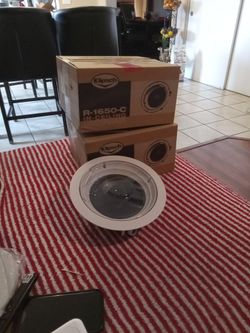Pair Ceiling Speakers, Klipsh News In Box,,r-1650-c Model,