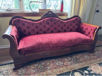 Red Vintage Couch