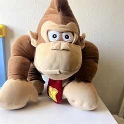 Large Donkey Kong Plush Toy – Super Soft Nintendo DK Stuffed Animal 