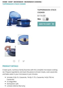 Tupperware stack cooker. Brand new.