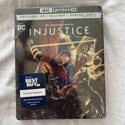 Injustice Animated Movie Steelbook