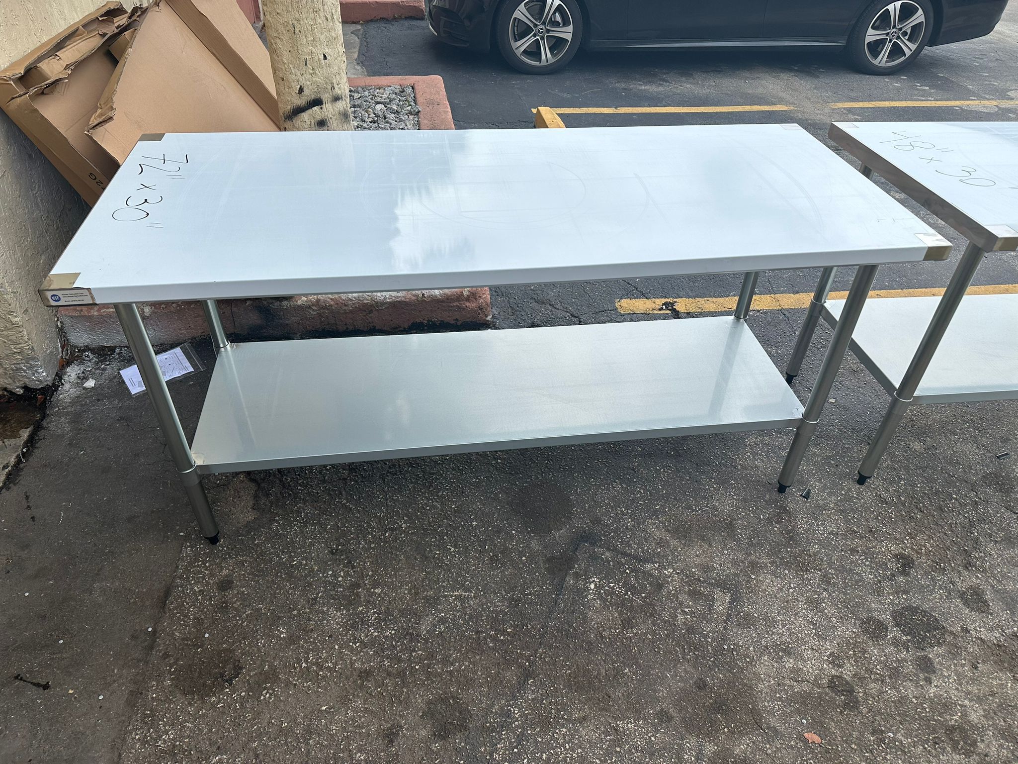 6 Ft Work Table *** Stainless Steel Table *** Utility Bench *** Mesa de Trabajo