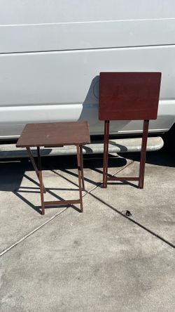 2 folding trays