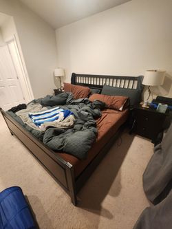 Free Ikea bed set, mattress not included