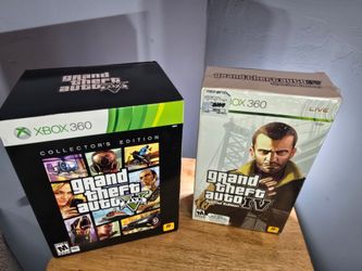💚SEALED GRAND THEFT AUTO 4 & 5 COLLECTORS EDITION ⁶💚
