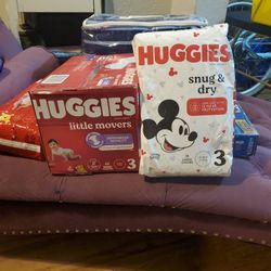 Huggies Diapers Sz 3; 99 ct.
