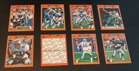 Dallas Cowboys cards from 1989 in great condition.  $5 for all of them together