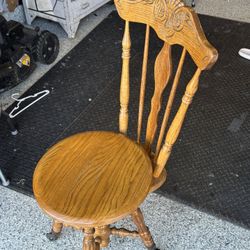 Antique Piano Stool 