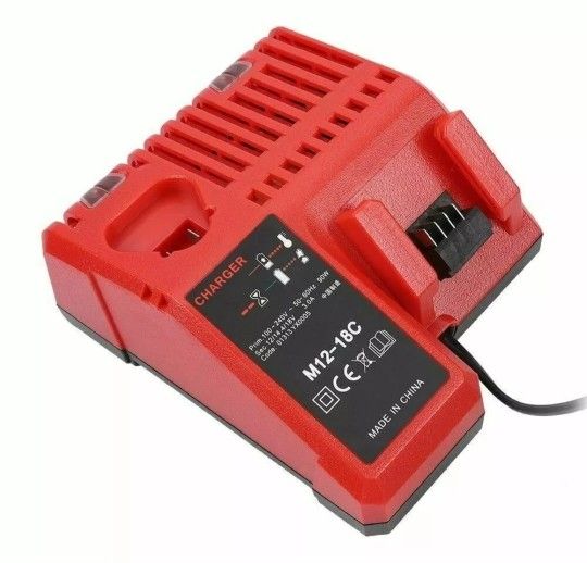 Rapid Charger for Milwaukee 12V-18V Lithium Battery for M12 for M18 48-59-1812