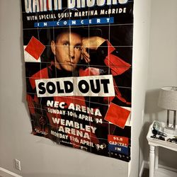 Garth Brooks Huge Poster From 1994