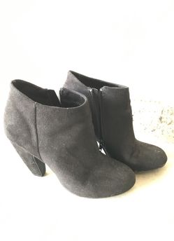 Black booties size 8.5