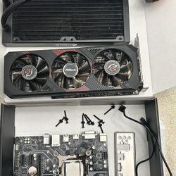 i7 8700k 3.7GHz AMD 5600XT With Motherboard And Corsair AIO