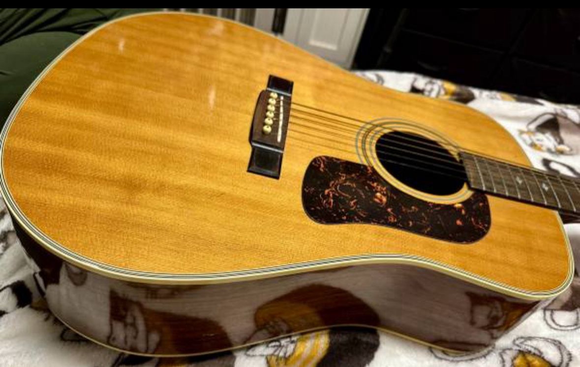 Vintage ‘90 Washburn Acoustic Guitar D21SN