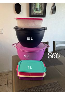 Tupperware  Set por solo $60