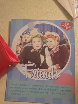I Love Lucy 'Friends' Decorative Metal Sign