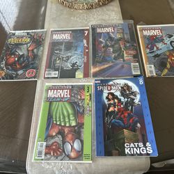 Six Comic Books Spider-Man New