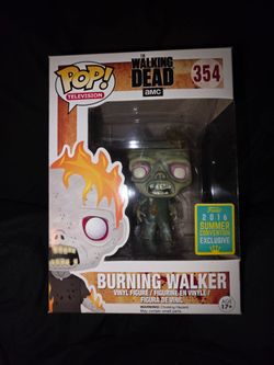 Funko Pop Walking Dead Burning Walker #354