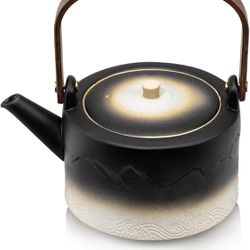 Aesthetic Ceramic Teapot & Tea Cup