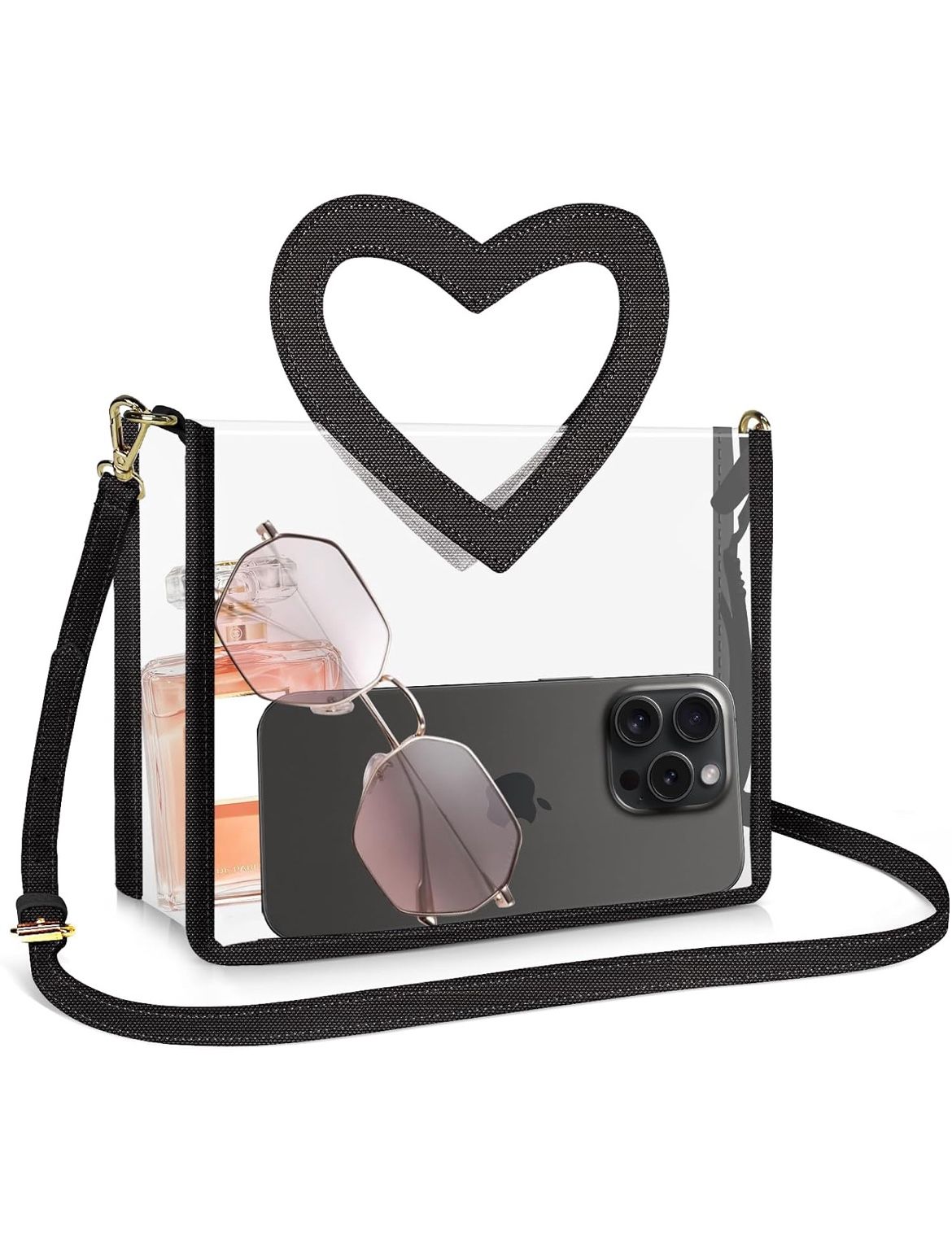 Brand New Clear Bag for Stadium Events, Clear Tote Bags for Women, Stadium Purses for Concerts Sports Fans