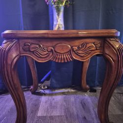 Wooden End Table