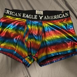 American Eagle Rainbow Metallic Boxer Briefs XL