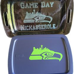 Seattle Seahawks Kickasserole Dish 