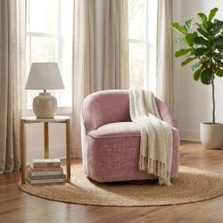 Lulu Swival Accent Chair Lilac