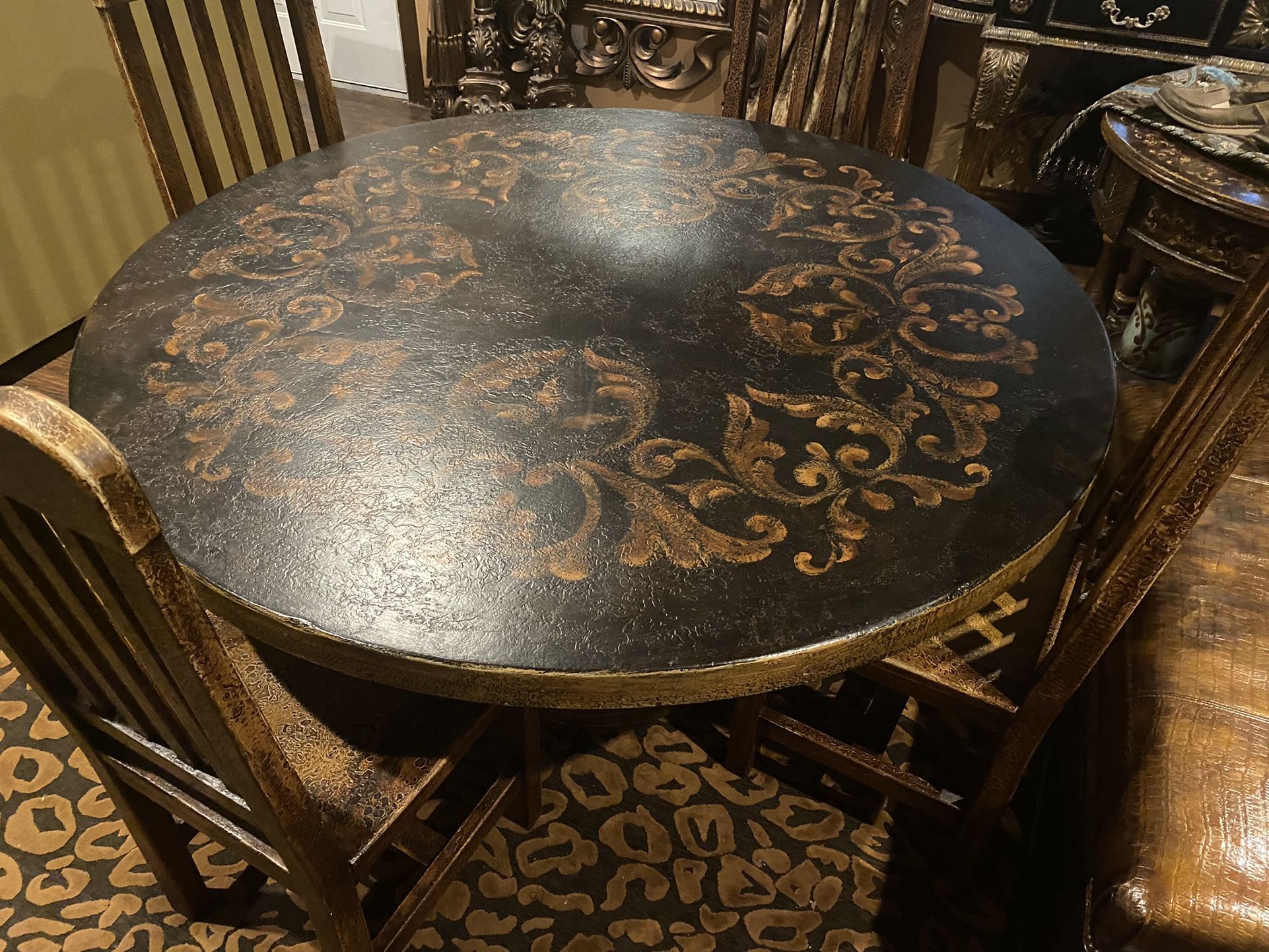 Casa Bonita Dining Table And Four Chair