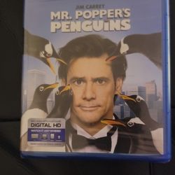 $5 BLU RAY. MR POPPER'S PENGUINS. $5 OR TRADE FOR A MOVIE TITLE I DO NOT ALREADY OWN. BLU RAY ONLY NO DIGITAL .