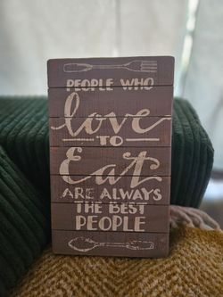 Kitchen wall decor sign