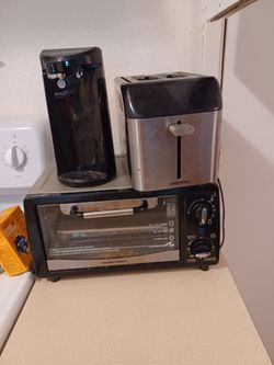 TOASTERS  OVEN, CAN OPENER  AND TOASTER