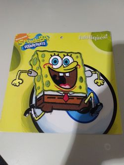 Vtg Sponge 🧽 Bob Square Pants Applique